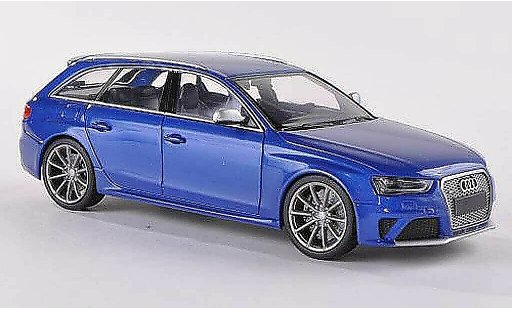 Audi RS4 avant 1/43 Minichamps azul 2012 coche miniatura