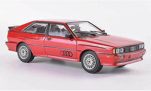 Audi Quattro coupe 1/43 Minichamps rojo 1981 coche miniatura
