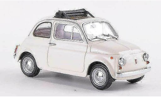 Fiat 500 F 1/43 Minichamps blanco 1965 coche miniatura
