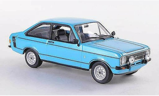 Ford Escort Sport 1/43 Minichamps 1600 azul 1975 coche miniatura
