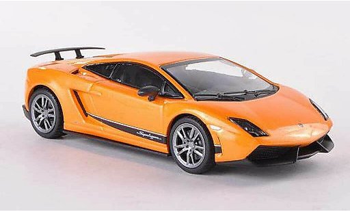 Lamborghini Gallardo LP570-4 1/43 Minichamps Superleggera naranja 2011 coche miniatura