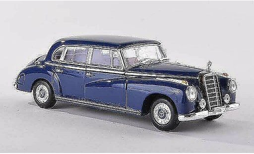 Mercedes 300 Base 1/43 Minichamps (W186 III) negro-azul 1955 coche miniatura