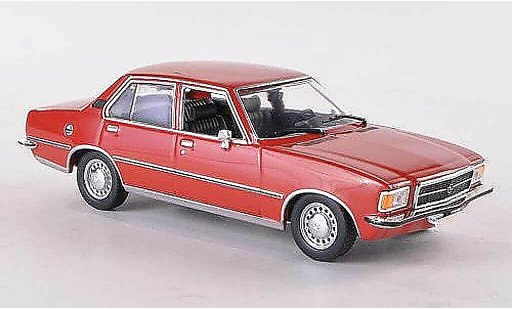 Opel Rekord D 1/43 Minichamps rojo 1975 coche miniatura