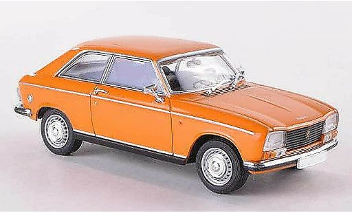 Peugeot 304 coupe 1/43 Minichamps naranja 1972 coche miniatura