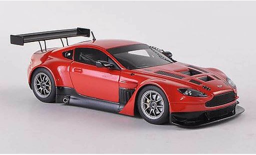 Aston Martin V12 GT3 Vantage course 1/43 Minichamps GT3 Vantage rojo Plain Body Version 2012 coche miniatura