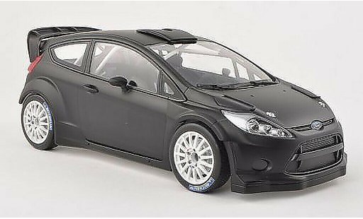 Ford Fiesta WRC 1/18 Minichamps negro Plain Body Version 2011 coche miniatura