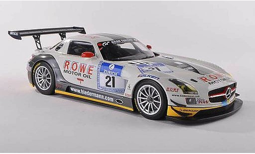 Mercedes SLS GT3 1/43 Minichamps AMG No.21 Rowe Racing 24h Nuerburgring 2012 Zehe/Hartung/Rehfeld/Bullitt coche miniatura