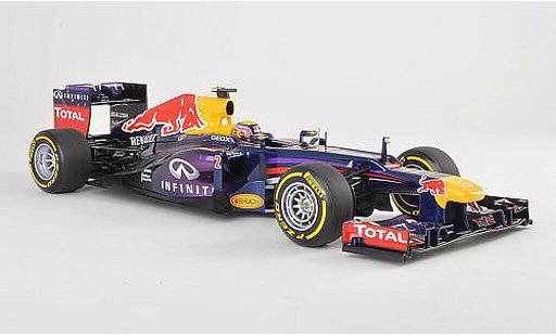 Red Bull F1 2013 1/18 Minichamps RB9 No.2 Presentationsfahrzeug M.Webber coche miniatura