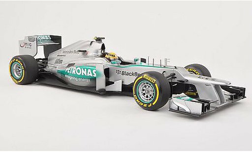 Mercedes F1 2013 1/18 Minichamps AMG Team No.10 Petronas Presentationsfahrzeug L.Hamilton coche miniatura