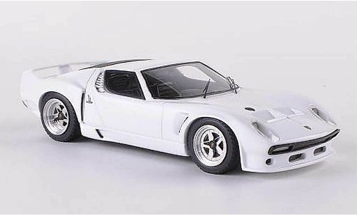 Lamborghini Miura SVJ 1/43 Look Smart Hard Top blanco 1966 coche miniatura