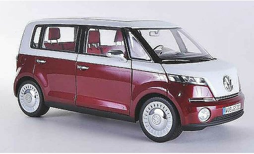 Volkswagen Bulli Concept 1/18 Norev rojo/blanco Autosalon Genf 2011 coche miniatura