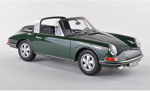 Porsche 911 1967 1/43 GT Spirit S Targa negro-vert coche miniatura
