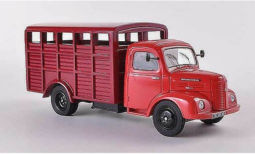 Hotchkiss PL50 Viehtransporter 1/43 Eligor rojo/rojo coche miniatura