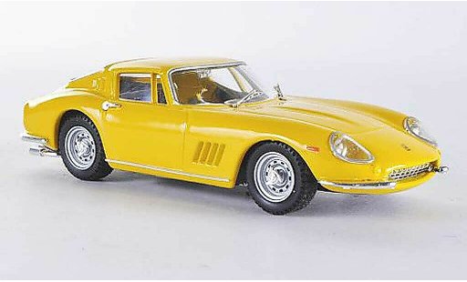 Ferrari 275 GTB/4 1/43 Best Coupe amarillo coche miniatura