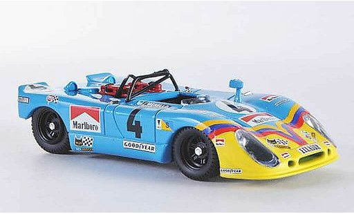 Porsche Flunder Base 1/43 Best Le Mans No.4 1973 Ortega/Merello coche miniatura