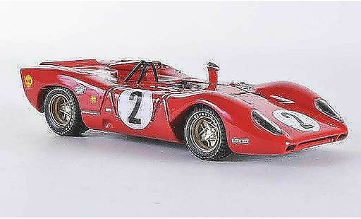 Ferrari 312 P 1/43 Best Spider Monza No.2 1969 Rodriguez/Schetty coche miniatura