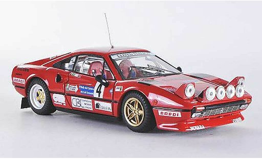 Ferrari 308 GTB 1/43 Best Rally del Carso No.4 1983 Cuccirelli/Muttini coche miniatura
