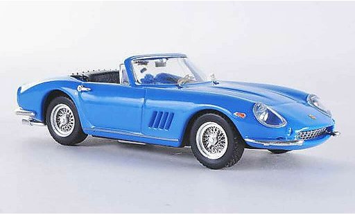 Ferrari 275 GTB/4 1/43 Best Spider azul Steve Mc Queen coche miniatura