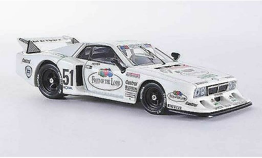 Lancia Beta Monte Carlo 1/43 Best Turbo Zolder No.51 1980 H.Heyer coche miniatura