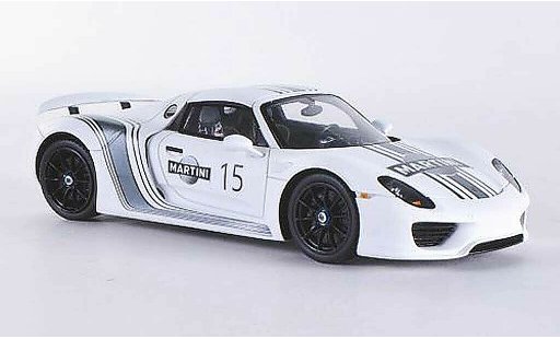 Porsche 918 2013 1/43 Spark Spyder Projootipo No.15 Martini coche miniatura