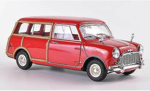 Austin Mini countryman 1/18 Kyosho Morris Morris Traveller rojo RHD coche miniatura