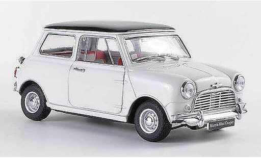 Austin Mini cooper s 1/18 Kyosho MkI 1275S blanco/negro RHD coche miniatura