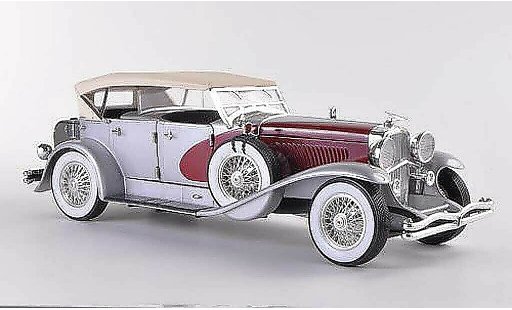 Duesenberg 1934 Berline 1/18 Signature gris gris/rojo coche miniatura