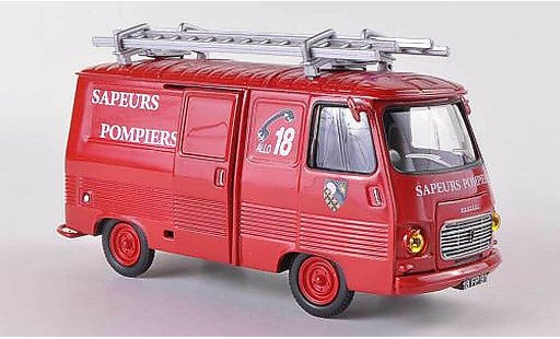 Peugeot J7 Base 1/43 Eligor V.T.U Bomberos de L'essonne coche miniatura
