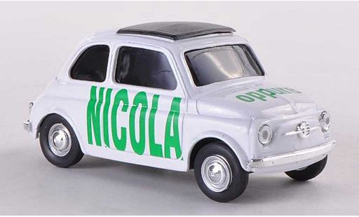 Fiat 500 B 1/43 Brumm NICOLA oppure blanco coche miniatura