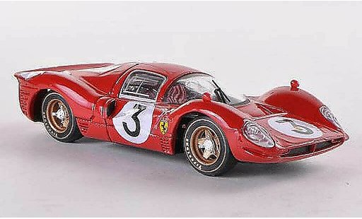 Ferrari 330 P4 1/43 Brumm Nr.3 Bandini-Amon 1000Km Monza 1967 coche miniatura