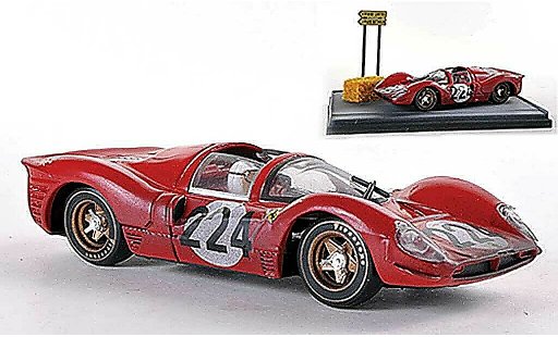 Ferrari 330 P4 1/43 Brumm No.224 Nino Vaccarella Targa Florio 1967 coche miniatura
