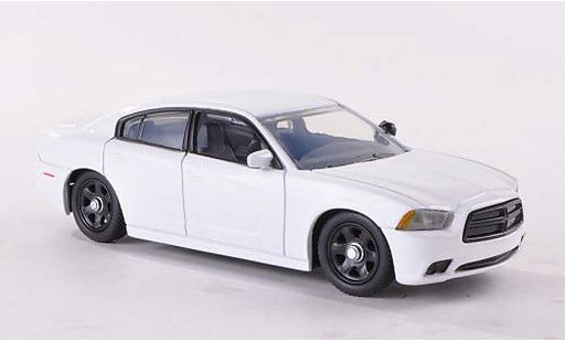 Dodge Charger Police 1/43 First Response blanco undekoriertes Polic&iacute;afahrzeug 2012 coche miniatura