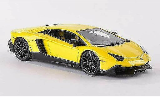Lamborghini Aventador LP720-4 1/43 Look Smart amarillo 50. aniversario coche miniatura