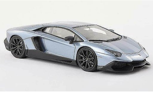 Lamborghini Aventador LP720-4 1/43 Look Smart 50eme Anniversaire azul coche miniatura