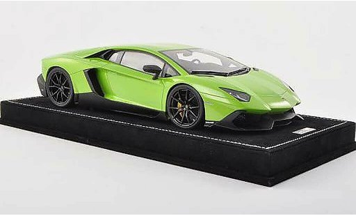 Lamborghini Aventador LP720-4 1/18 MR Collection 50eme Anniversaire verde coche miniatura