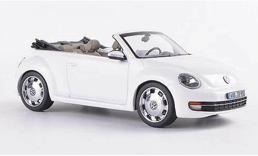 Volkswagen Beetle Cabriolet 1/43 Schuco Descapotable blanco 2012 coche miniatura