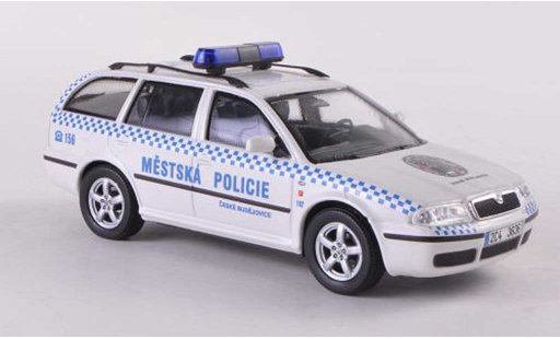 Skoda Octavia Combi 1/43 Abrex Tour Mestska Policie Ceske Budejovice Polic&iacute;a coche miniatura