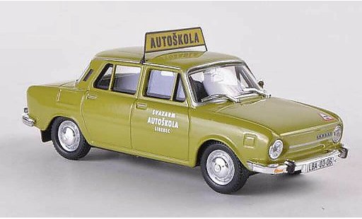 Skoda 110 Autoskola 1/43 Abrex L Svazarm Liberec gun coche miniatura