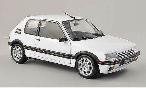 Peugeot 205 GTI 1/18 Norev blanco 1991 coche miniatura