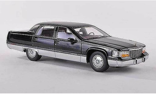 Cadillac Fleetwood Brougham 1/43 American Excellence negro/lumineuses-negro limitee edition 300 piece 1994 coche miniatura
