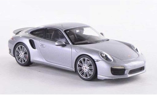 Porsche 911 Turbo 1/43 Minichamps gris 2013 coche miniatura