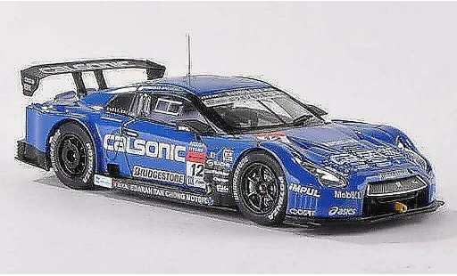 Nissan Skyline R35 1/43 Ebbro GT-R No.12 Calsonic Impul Super GT500 2013 T.Matsuda/J.P.Oliveira coche miniatura