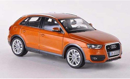 Audi Q3 suv 1/43 Schuco naranja 2011 coche miniatura