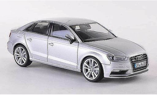 Audi A3 berline 1/43 Herpa Limusina gris 2013 coche miniatura