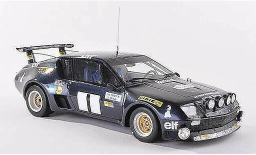 Alpine A310 groupe 5 1/18 Ottomobile Gr. No.1 Gitanes Rally du Var 1976 G.Frequelin/L.Delaval coche miniatura