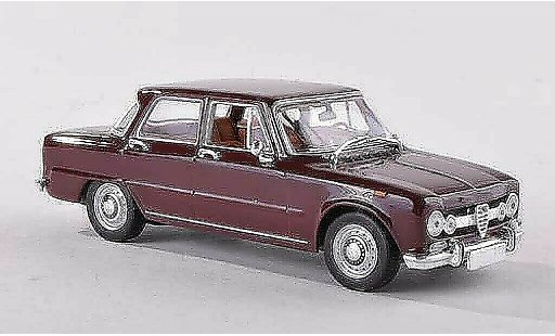 Alfa Romeo Giulia Super 1/43 Minichamps negro-rojo 1970 coche miniatura