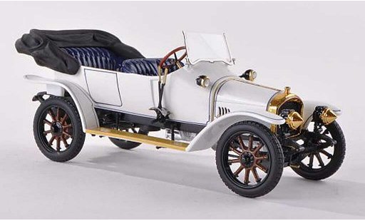 Audi Typ A phaeton 1/43 Minichamps blanco/azul 1910 coche miniatura