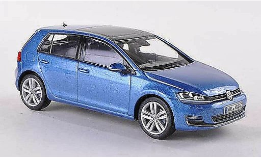 Volkswagen Golf Base 1/43 Herpa azul 5-Turer 2013 coche miniatura