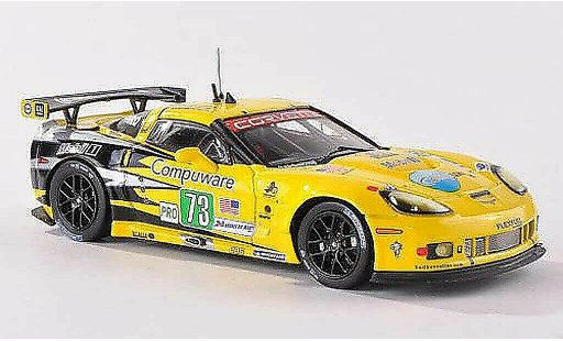 Chevrolet Corvette ZR1 1/43 IXO C6 No.73 Team Chevy GTE PRO 24h Le Mans 2011 O.Beretta/T.Milner/A.Garcia coche miniatura