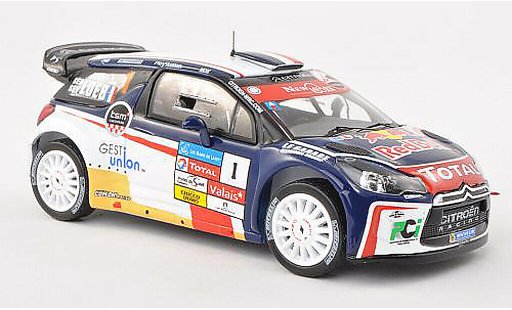 DS Automobiles DS3 WRC 2013 1/43 IXO No.1 Rally Du Chablais S.Loeb coche miniatura